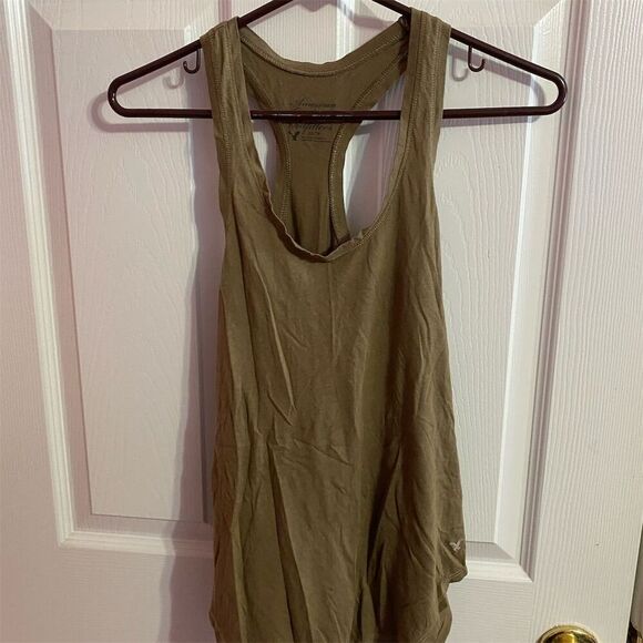 American Eagle Tops - American Eagle Women's XS Green Racerback Tank Top Sleeveless Casual